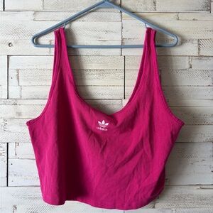 Adidas Crop Tank Top Pink‎ Womens Size XXL